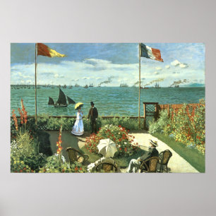 Terrasse in St. Adresse, 1867, Monet Poster