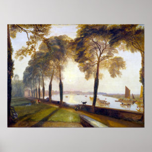 Terrasse Josephs Mallord William Turner Mortlake Poster