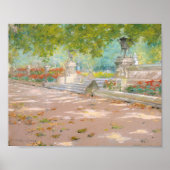 Terrasse, Prospektivpark | William Merritt Chase Poster (Vorne)
