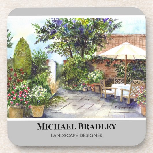 Terrasse The Manor House New York Getränkeuntersetzer (Vorderseite)