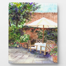 Terrasse The Manor House, York Fotoplatte