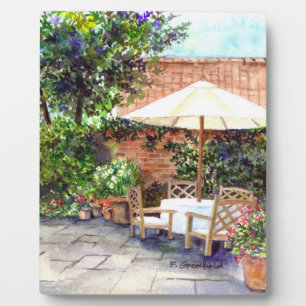 Terrasse The Manor House, York Fotoplatte