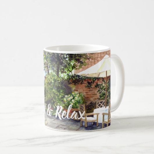 Terrasse The Manor House, York Kaffeetasse (VorderseiteRechts)