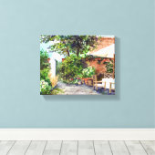 Terrasse The Manor House, York Leinwanddruck (Insitu (Holzboden))