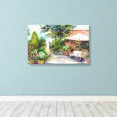 Terrasse The Manor House, York Leinwanddruck (Insitu (Holzboden))