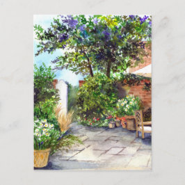 Terrasse The Manor House, York Postkarte