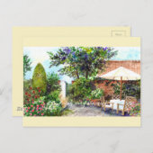 Terrasse The Manor House, York Postkarte (Vorne/Hinten)