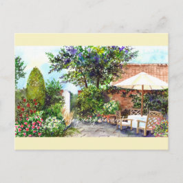 Terrasse The Manor House, York Postkarte