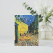 Terrasse Vincent van Goghs CAF nachts Postkarte (Stehend Vorderseite)