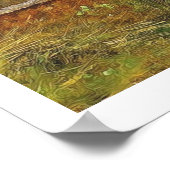 Terrassen auf dem Bauernhof Poster (Ecke)