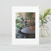 TERRASSENDE PARTY EINLADUNG (Stehend Vorderseite)