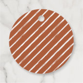 Terratta Brush Script Fall Party Vielen Dank Geschenkanhänger (Rückseite)