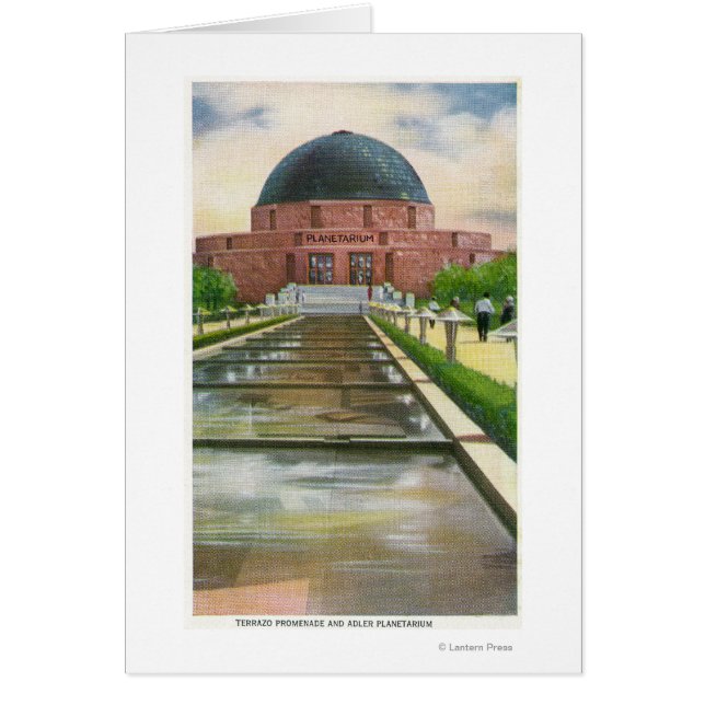 Terrazo Promenade View of Adler Planetarium (Vorne)