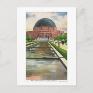 Terrazo Promenade View of Adler Planetarium Postkarte