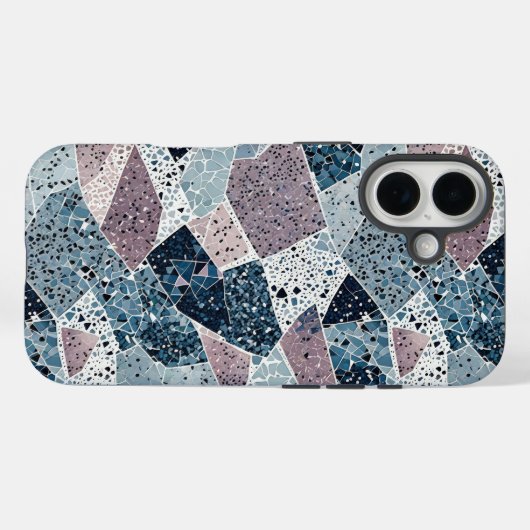 Terrazzo Abstract Design Case-Mate iPhone Hülle (Rückseite (Horizontal))