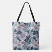 Terrazzo Abstract Design Tasche (Rückseite)