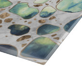 Terrazzo - Achat und Gold auf Marmor #2 Schneidebrett (Ecke)