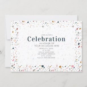 Terrazzo Allgemeine Party-Einladung zur Feier  Einladung