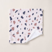 Terrazzo Badhandtuch Set (Waschlappen)