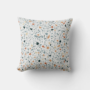 Terrazzo-Boden Marmor nahtlos handgefertigtes Must Kissen