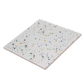 Terrazzo Bodenstruktur Muster Keramik Tile Fliese (Seite)