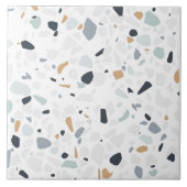 Terrazzo Bodenstruktur Muster Keramik Tile Fliese (Vorderseite)