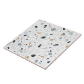 Terrazzo Bodenstruktur Muster Keramik Tile Fliese (Seite)