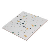 Terrazzo Bodenstruktur Muster Keramik Tile Fliese (Seite)