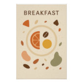 Terrazzo Chic Plakat: Breakfast Poster (Vorderseite)