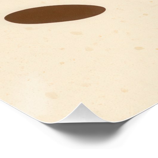 Terrazzo Chic Plakat: Breakfast Poster (Ecke)