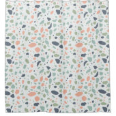Terrazzo Colorful Badezimmer Dusche Vorhang (Vorderseite)