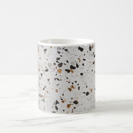 Terrazzo Concept: Vintages abstraktes Design Kaffeetasse (Mittel)