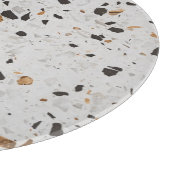 Terrazzo Concept: Vintages abstraktes Design Schneidebrett (Ecke)