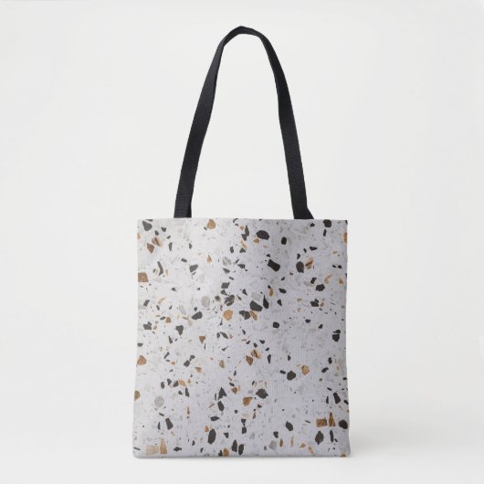 Terrazzo Concept: Vintages abstraktes Design Tasche (Vorderseite)