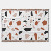 Terrazzo Decor Geometric Boho Abstrakt Blanket Decke (Vorderseite)
