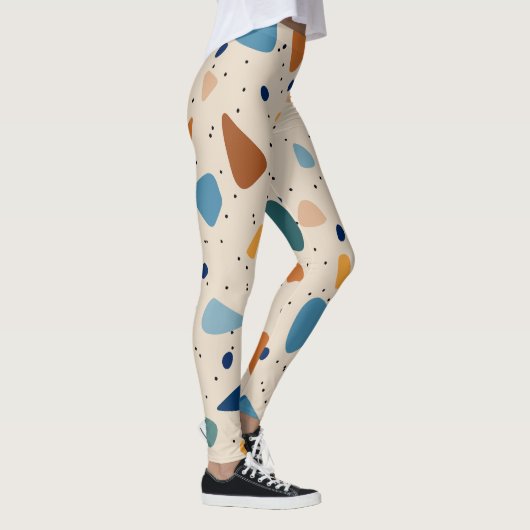 Terrazzo Drehung Leggings (Rechts)