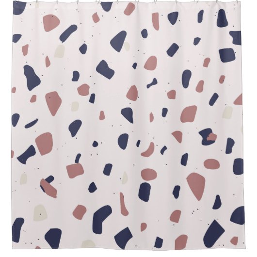 Terrazzo Duschvorhang (Vorderseite)