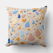 Terrazzo Elegante: Stilvolles Accent Pillow Kissen (Vorderseite)