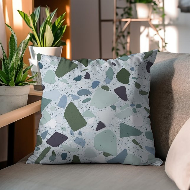 Terrazzo Elegante: Stilvolles Accent Pillow Kissen (Von Creator hochgeladen)