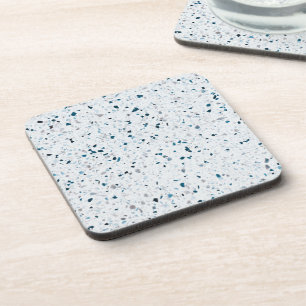 Terrazzo Elegantes Aquamarines blaues Grün Getränkeuntersetzer