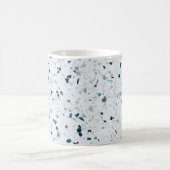Terrazzo Elegantes Aquamarines blaues Grün Kaffeetasse (Mittel)