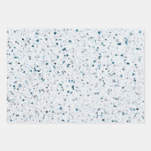 Terrazzo Estival Jazz Aquamarines Geschenkpapier Set (Vorderseite)