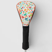 Terrazzo Farbenfrohe Architektur - Erstklassige Sp Golf Headcover (Vorderseite)