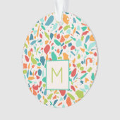 Terrazzo Farbenfrohe Architektur - INITIAL Designe Ornament (Vorderseite)