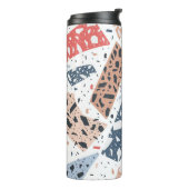 Terrazzo floor marble seamless hand drawn pattern thermosbecher (Nach links gedreht)