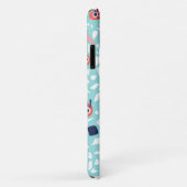 Terrazzo Funny Geometric Muster mit Augen Case-Mate iPhone Hülle (Hinten/Rechts)