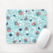 Terrazzo Funny Geometric Muster mit Augen Mousepad (Mit Mouse)