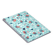 Terrazzo Funny Geometric Muster mit Augen Notizblock (Rechte Seite)