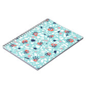 Terrazzo Funny Geometric Muster mit Augen Notizblock (Linke Seite)