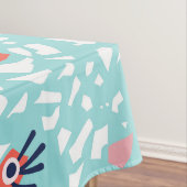Terrazzo Funny Geometric Muster mit Augen Tischdecke (Beispiel)